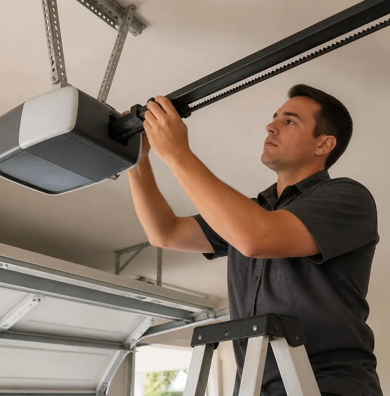 Off Track Door Repair in Greenwood